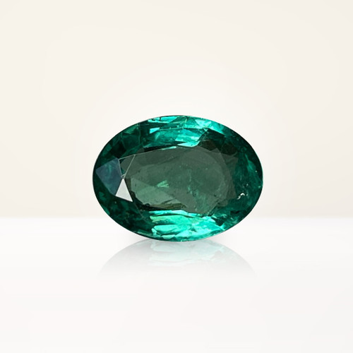 1.95 ct Oval Green Emerald - Nolan and Vada