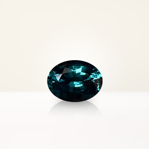 1.45 ct Oval Teal Lab Sapphire - Nolan and Vada