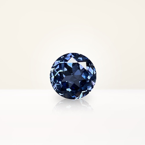 1.64 ct Round Blue Lab Sapphire - Nolan and Vada