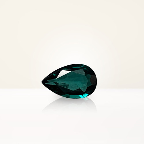 0.71 ct Pear Green Lab Emerald - Nolan and Vada