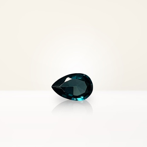 0.40 ct Pear Teal Lab Sapphire - Nolan and Vada