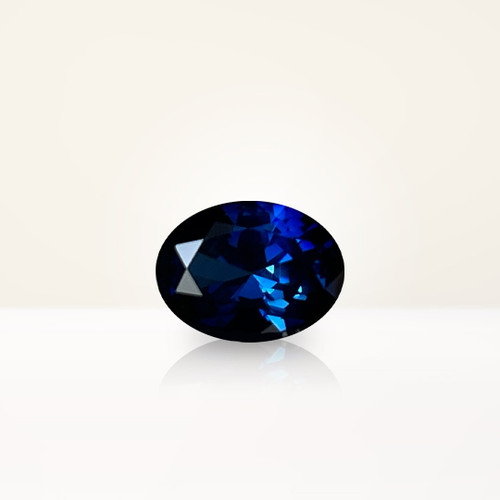 1.47 ct Oval Blue Lab Sapphire - Nolan and Vada