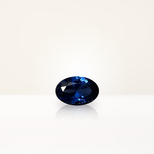 0.53 ct Oval Blue Lab Sapphire - Nolan and Vada