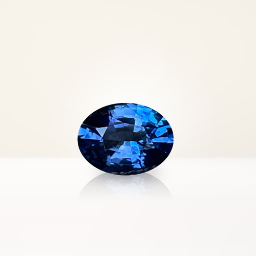 1.38 ct Oval Blue Sapphire - Nolan and Vada