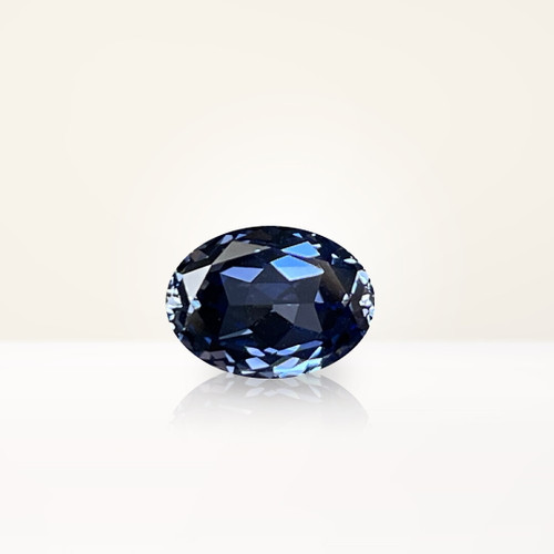 1.65 ct Oval Blue Lab Sapphire - Nolan and Vada