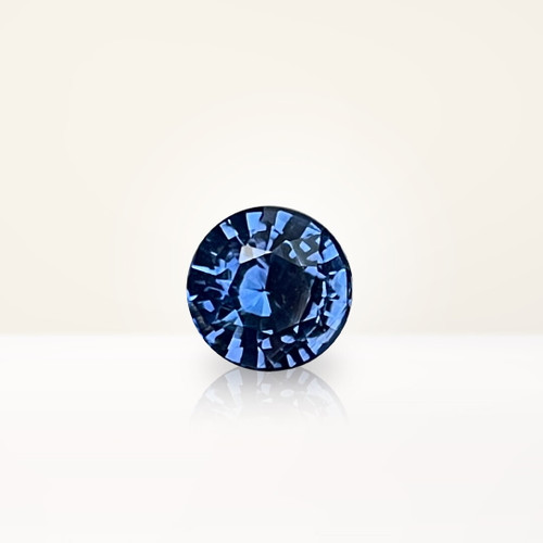 1.43 ct Round Blue Sapphire - Nolan and Vada