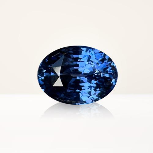 5.76 ct Oval Blue Sapphire - Nolan and Vada