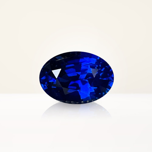 4.02 ct Oval Blue Sapphire - Nolan and Vada