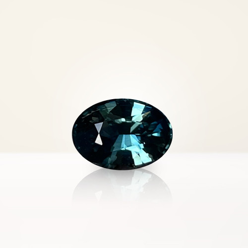 1.61 ct Oval Teal Sapphire - Nolan and Vada