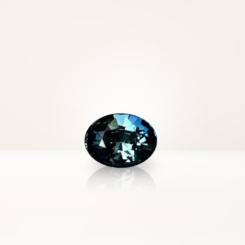 0.78 ct Oval Teal Sapphire - Nolan and Vada