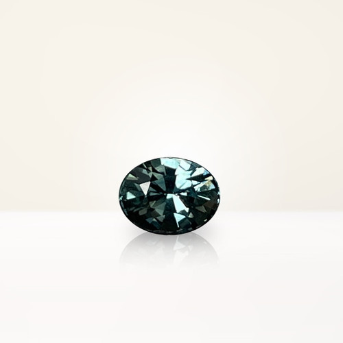 0.81 ct Oval Teal Sapphire - Nolan and Vada