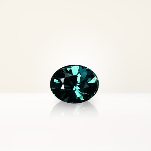 1.12 ct Oval Teal Sapphire - Nolan and Vada