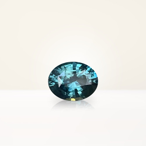 1.67 ct Oval Teal Sapphire - Nolan and Vada