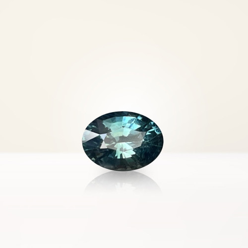 1.00 ct Oval Teal Sapphire - Nolan and Vada