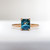 Serena - 1.76 Cts Octagonal Teal Sapphire Engagement Ring - Nolan and Vada