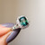 Custom - 2.01 Cts Cushion Teal Sapphire Engagement Ring - Nolan and Vada