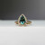 Zoe - 1.4ct Pear Teal Sapphire Engagement Ring - [S810-ZOE-NVST2388]