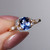 Aria - 1.17ct Oval Blue Sapphire Engagement Ring - [S822-ARIA-NVST2791]
