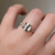 S807-SERENITY-RG-NVST772 - Ring on Hand