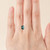 0.98 ct Radiant Montana Teal Sapphire - Nolan and Vada