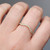 Hayley - U Shape Curved  Womens 18k Yellow Gold Wedding Band