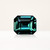 4.05 ct Emerald Cut Teal Sapphire - Nolan and Vada