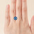 3.59 ct Round Blue Sapphire - Nolan and Vada
