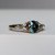Aria - 1.04ct Oval Teal Sapphire Engagement Ring - [S822-ARIA-NVST3074]