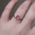 S815-LYDIA-YG-NVST871 - Ring on Hand