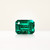 1.53 ct Emerald Cut Green Lab Emerald - Nolan and Vada