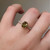 S807-SERENITY-YG-NVSTL3052 - Ring on Hand