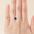 0.74 ct Round Blue Sapphire - Nolan and Vada