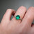 S817-CLARA-WG-NVSTE3634 - Ring on Hand