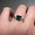 S814-TRINITY-YG-NVSTEL3629 - Ring on Hand