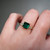 S817-CLARA-YG-NVSTEL3629 - Ring on Hand