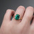 S824-ZARA-YG-NVSTE3645 - Ring on Hand