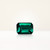 0.88 ct Emerald Cut Green Lab Emerald - Nolan and Vada