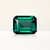 2.97 ct Emerald Cut Green Lab Emerald - Nolan and Vada