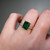 S817-CLARA-YG-NVSTEL3693 - Ring on Hand