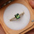 Serenity - 1.15ct Emerald Cut Teal Sapphire Engagement Ring - [S807-SERENITY-NVST2179]