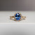 Chloe - 1.07ct Oval Blue Sapphire Engagement Ring - [S809-CHLOE-NVST2303]