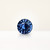 1.43 ct Round Blue Sapphire - Nolan and Vada