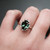 S832-ALEXANDRA-RG-NVSTL3598 - Ring on Hand