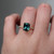 S804-VICTORIA-YG-NVSTL3597 - Ring on Hand