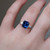 S815-LYDIA-WG-NVST3401 - Ring on Hand