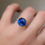 S807-SERENITY-YG-NVST3378 - Ring on Hand