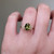 S823-FLEUR-YG-NVST3836 - Ring on Hand