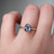 S801-LEAH-WG-NVST3838 - Ring on Hand