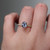 S804-VICTORIA-RG-NVST3838 - Ring on Hand