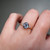 S817-CLARA-RG-NVST3838 - Ring on Hand